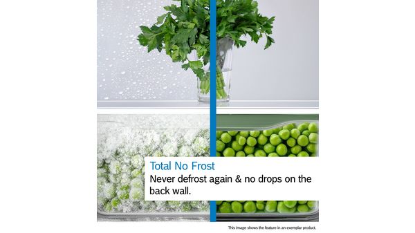 Serie 4 Frigorífico combinado de libre instalación 193 x 70 cm Acero cepillado antihuellas, Total No Frost KGN56XIDR KGN56XIDR-9