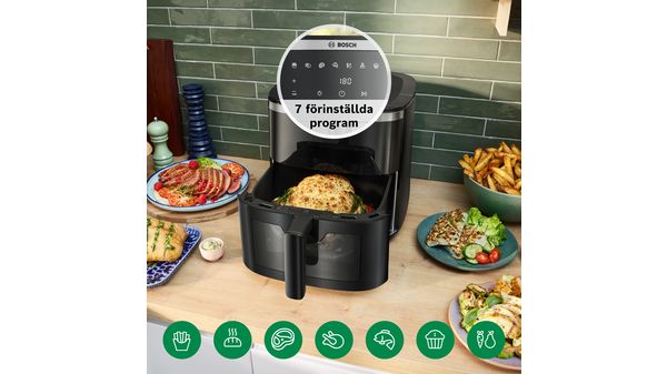 Serie 6 Air Fryer Svart MAF671B0 MAF671B0-11