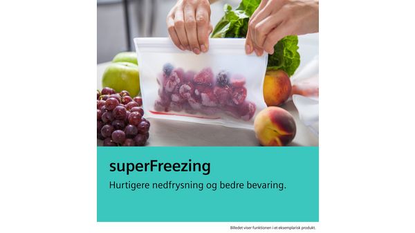 iQ100 Integrerbart køle-/fryseskab 193.5 x 54.1 cm glidende hængsel KI96NNSE0 KI96NNSE0-11
