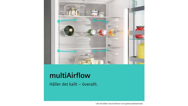 B-vara -iQ500 Frysskåp 186 x 60 cm blackSteel GS36NAXEP-B GS36NAXEP-B-9
