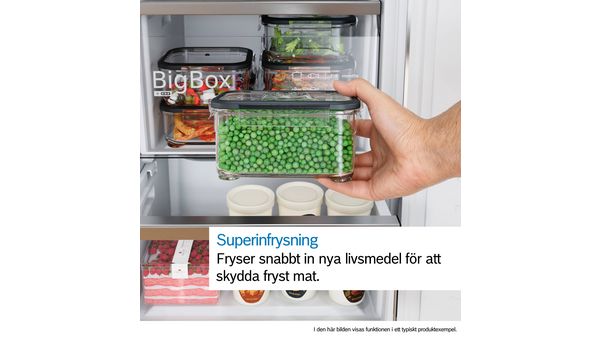 Serie 4 Kombinerad kyl/frys 186 x 60 cm Mörkt antracitfärgat stål KGN36VXCT KGN36VXCT-13