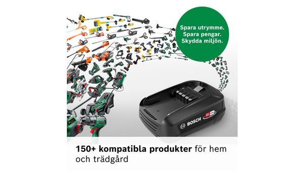 Utbytbart batteri Power for ALL 18V 3.0Ah BHZUB1830 BHZUB1830-7
