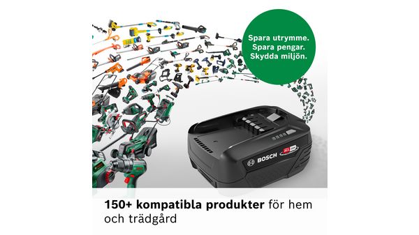 Utbytbart batteri Power for ALL 18V 5.0Ah BHZUB1850 BHZUB1850-6