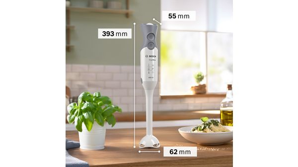 Stavmixer ErgoMixx 600 W Vit, Fönstergrå MSM66020 MSM66020-3