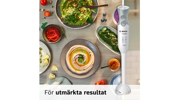 Stavmixer ErgoMixx 600 W Vit, Fönstergrå MSM66020 MSM66020-9