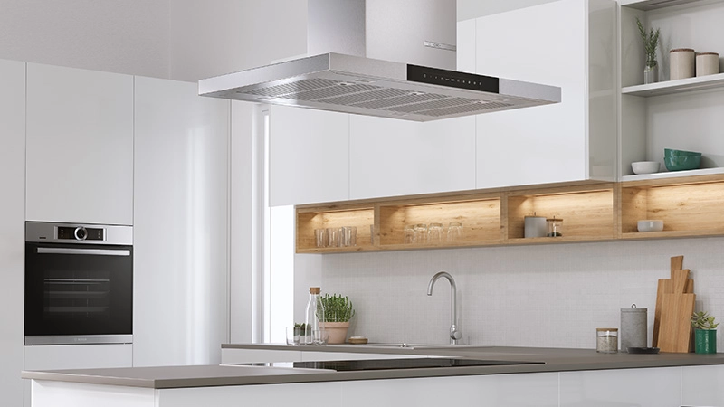 Island cooker hoods