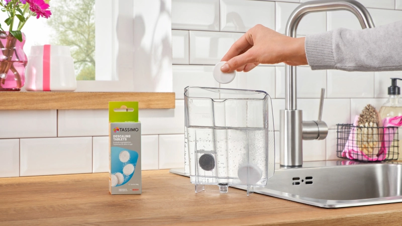 Descalcificadores y filtros de agua para multibebidas Tassimo
