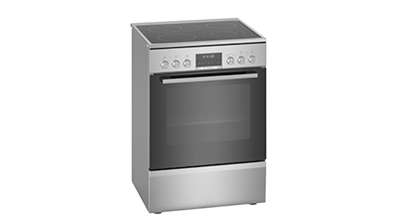 Vrijstaande fornuizen met elektrische kookplaat