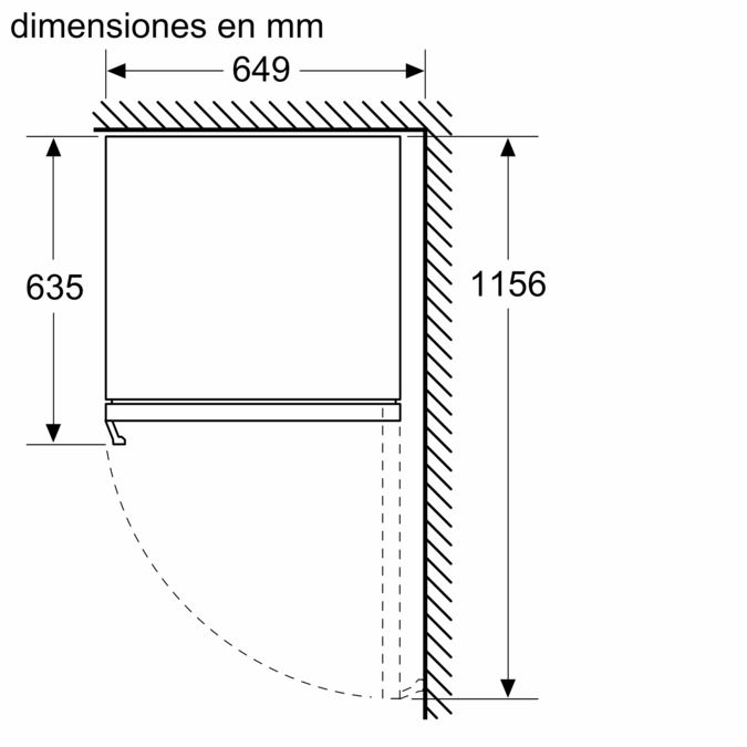 Serie 6 Vinoteca con puerta de cristal  82 x 60 cm KUW21AHG0 KUW21AHG0-11