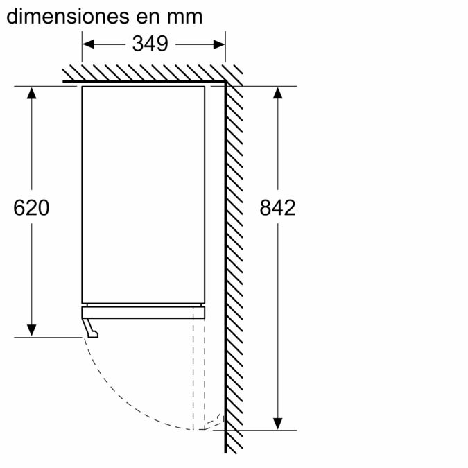 Serie 6 Vinoteca con puerta de cristal  82 x 30 cm KUW20VHF0 KUW20VHF0-10