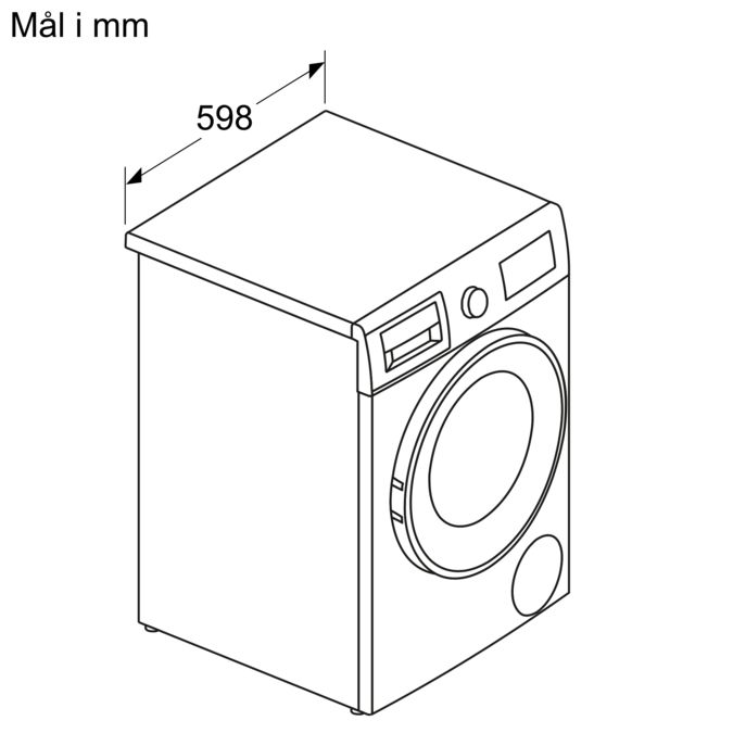 Serie 4 Kombineret vask og tør 8/5 kg 1400 omdr./min. WNA134B0SN WNA134B0SN-8