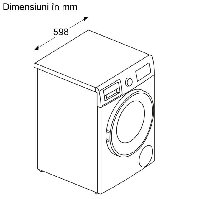 Seria 4 Mașina de spălat rufe cu uscător 8/5 kg 1400 rpm WNA13400BY WNA13400BY-8