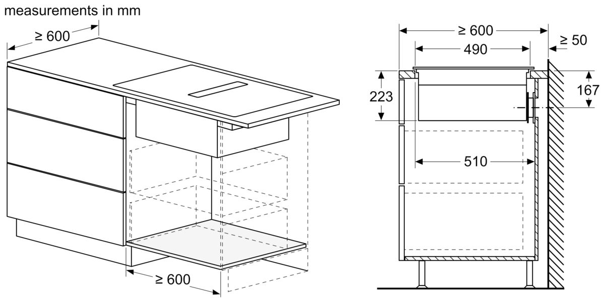 Series 8 Induction hob with integrated ventilation system 80 cm surface mount with frame PXX875D67E PXX875D67E-12