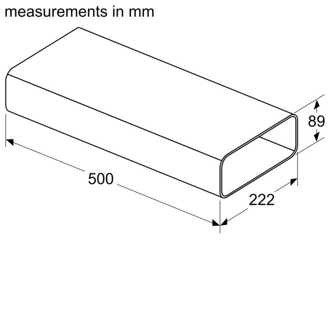 Flat duct HEZ9VDSM1 HEZ9VDSM1-2