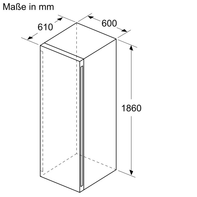 Serie 6 Weinkühlschrank mit Glastür 186 x 60 cm KWK36ABGA KWK36ABGA-5