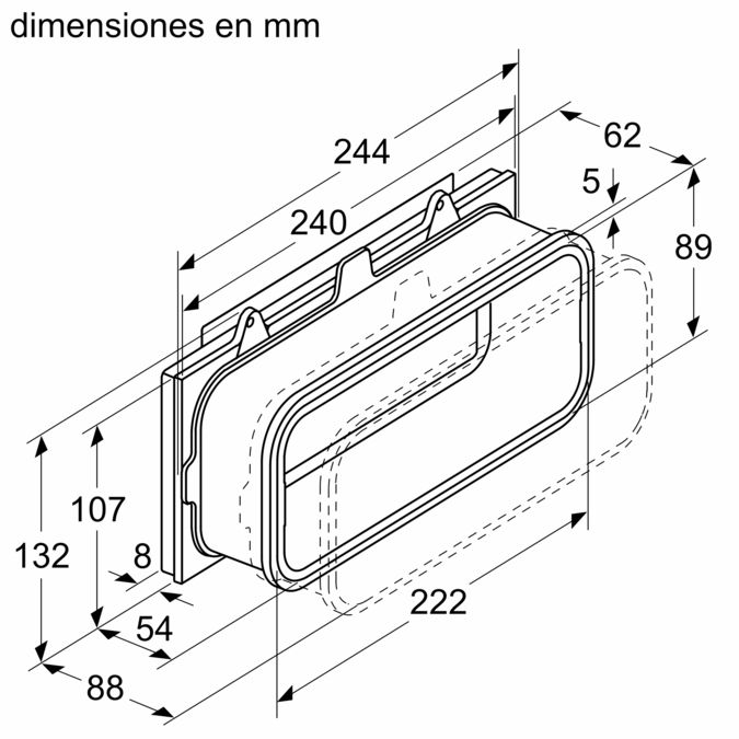 Accesorio para campana HEZ9VRUD0 HEZ9VRUD0-3