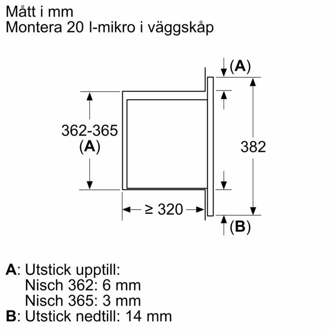 Serie 2 Inbyggnadsmikro Svart BFL523MB3 BFL523MB3-6