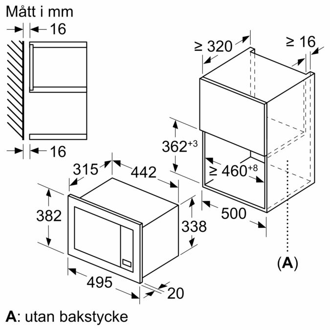 Serie 2 Inbyggnadsmikro Svart BFL523MB3 BFL523MB3-5