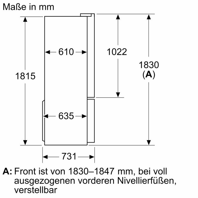 Serie 4 Kühl-Gefrier-Kombination, mehrtürig 183 x 90.5 cm Edelstahl (mit Antifingerprint) KFN96VPEA KFN96VPEA-13