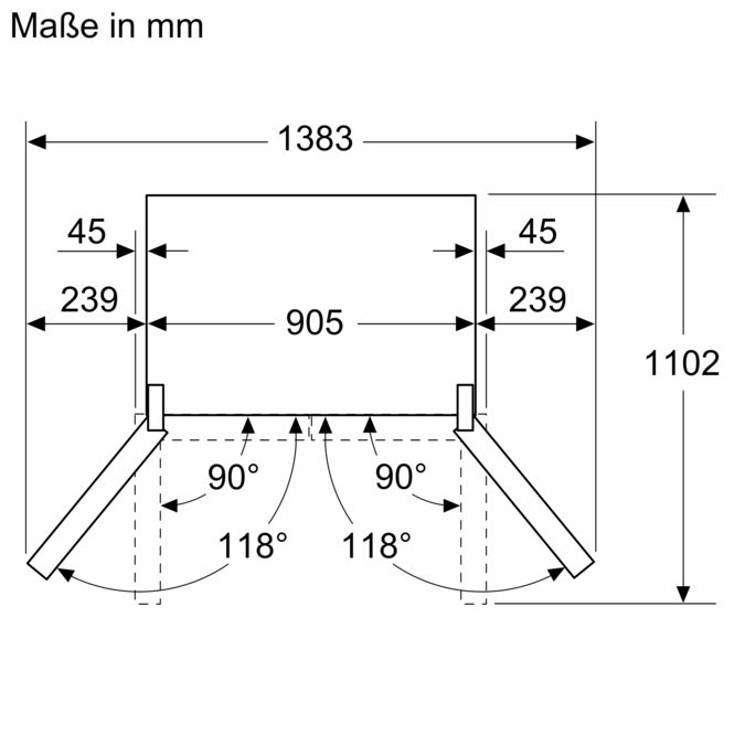 Serie 6 Kühl-Gefrier-Kombination, mehrtürig 183 x 90.5 cm Gebürsteter Stahl AntiFingerprint KFD96APEA KFD96APEA-14