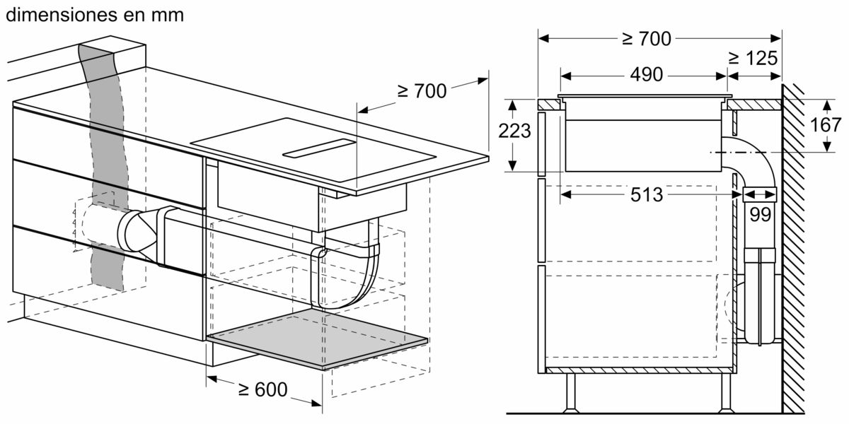 Serie 8 Placa de inducción con extractor integrado 80 cm con perfiles  PXX875D67E PXX875D67E-11