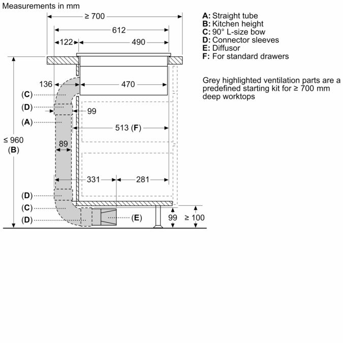 Recirculation kit HEZ9VDKR0 HEZ9VDKR0-3