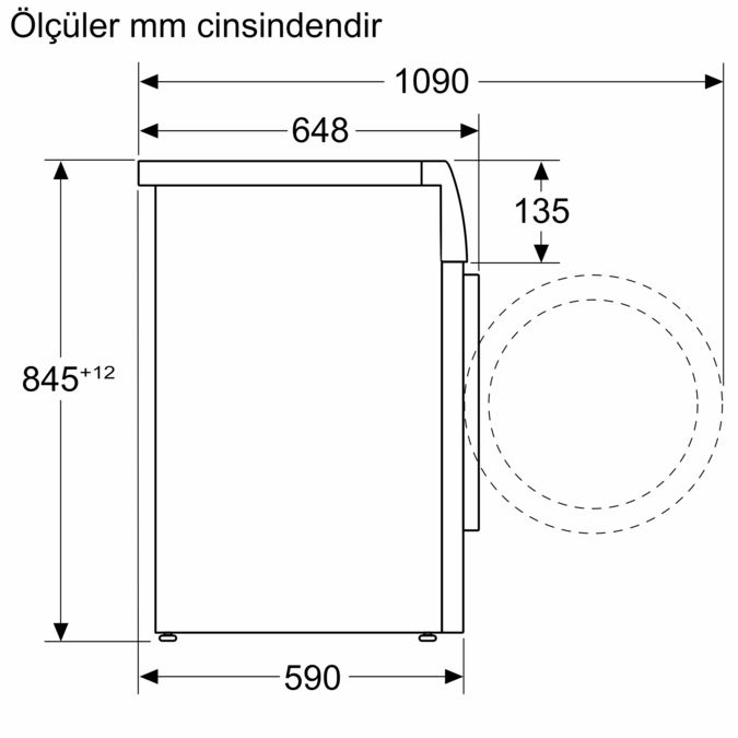 Serie 8 Çamaşır Makinesi 10 kg 1400 dev./dak., Gümüş WGB254AXTR WGB254AXTR-9