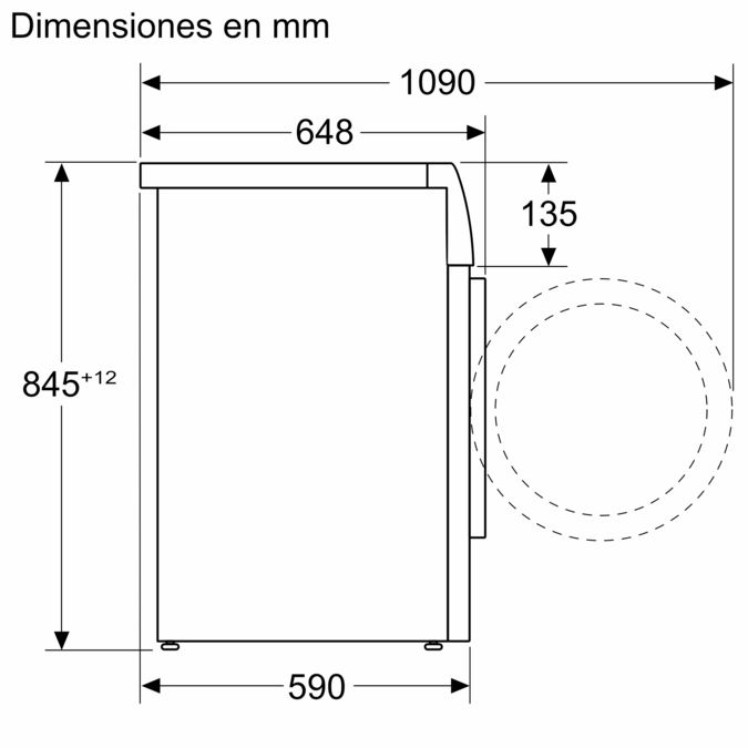 Serie 8 Lavadora de carga frontal 10 kg 1400 r.p.m. WGB25400ES WGB25400ES-13