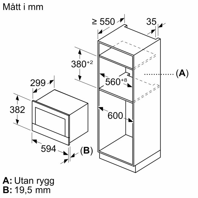iQ700 Inbyggnadsmikro Vit BF722L1W1 BF722L1W1-7