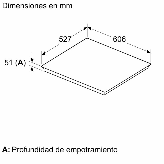 Serie 6 Placa de inducción 60 cm Negro, con perfiles  PID675HC1E PID675HC1E-6