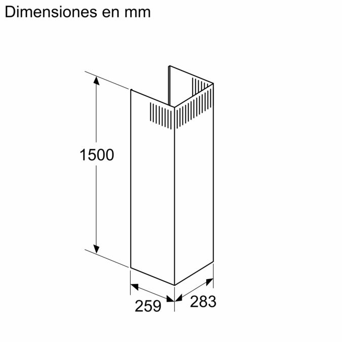 Accesorio para campana DWZ0BX3L1 DWZ0BX3L1-2