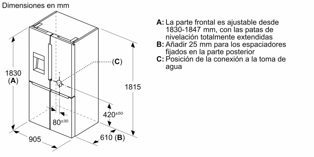 KFD96APEA Multipuerta | Bosch Electrodomésticos ES