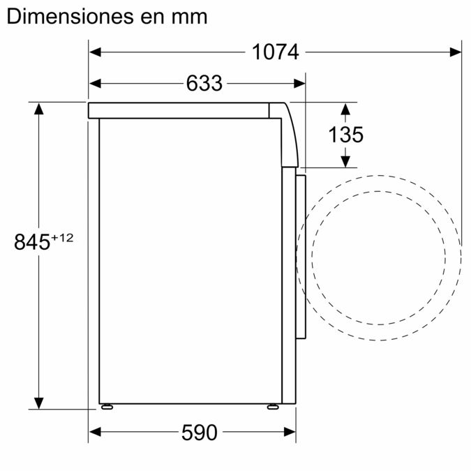 Serie 6 Lavadora de carga frontal 9 kg 1400 r.p.m. WGH244A0ES WGH244A0ES-12