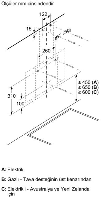 Serie 2 Duvar Tipi Davlumbaz 60 cm Beyaz Cam Yüzey DWK63PJ20T DWK63PJ20T-8