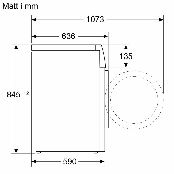 B-vara -Serie 6 Tvättmaskin, frontmatad 9 kg max. 1400 varv/min WGG244FTSNB WGG244FTSNB-14