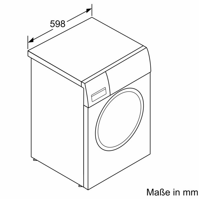 Serie 6 Waschmaschine, Frontlader 9 kg 1400 U/min. WAU28RH0 WAU28RH0-8