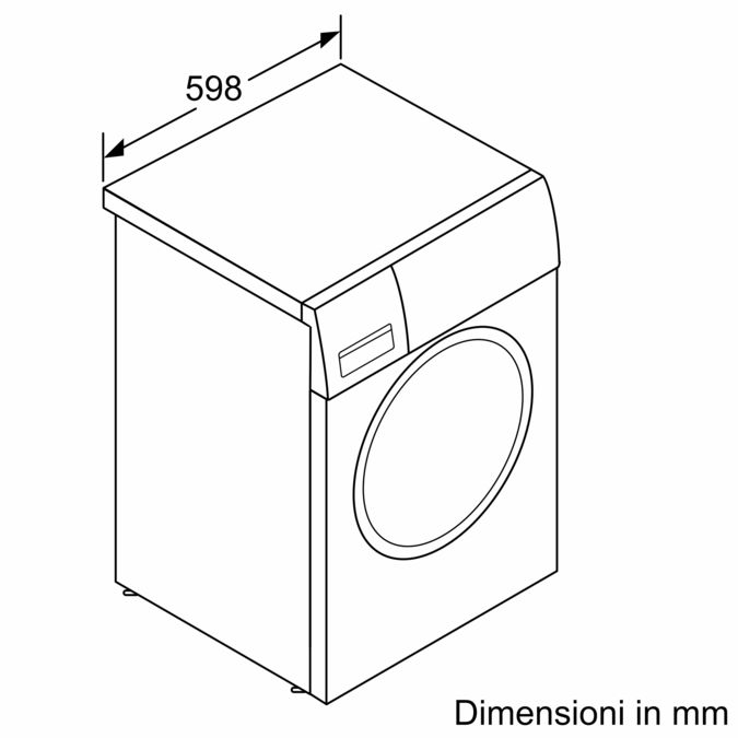 Series 4 washing machine, frontloader fullsize 8 kg 1200 rpm WAN24068IT WAN24068IT-5