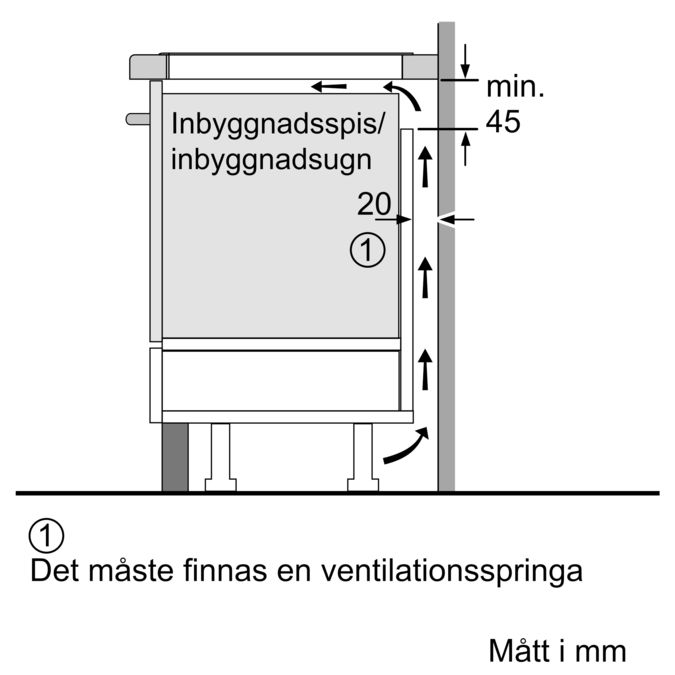 Serie | 4 Induktionshäll 60 cm control panel on the cooker, Svart NUE645CB2E NUE645CB2E-6