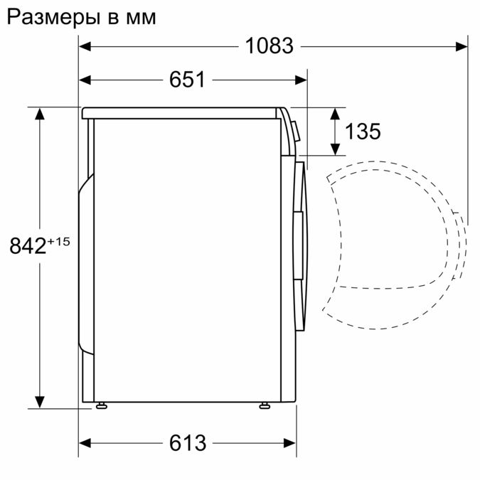 Сушильная машина bosch wth83001oe