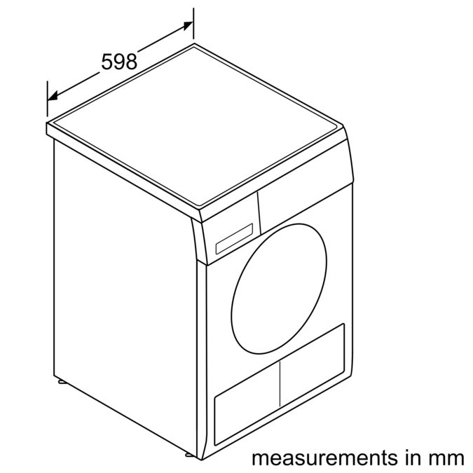 Series 4 condenser tumble dryer 7 kg WTE84100IN WTE84100IN-10