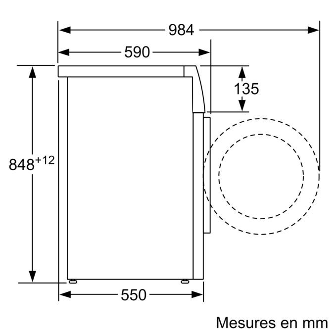 Serie | 2 Lave-linge, chargement frontal 6 kg 1400 trs/min WAB282A2CH WAB282A2CH-5