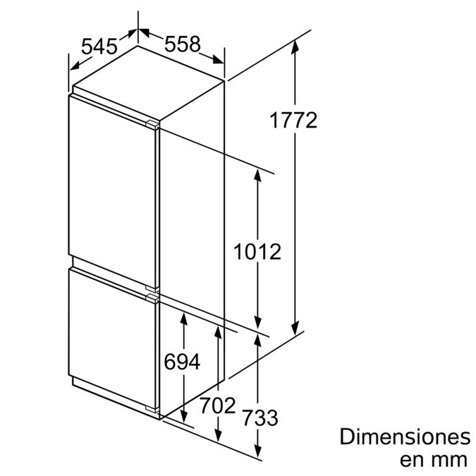 Serie | 6 Frigorífico combinado integrable 177.2 x 55.8 cm KIN86AF30 KIN86AF30-7