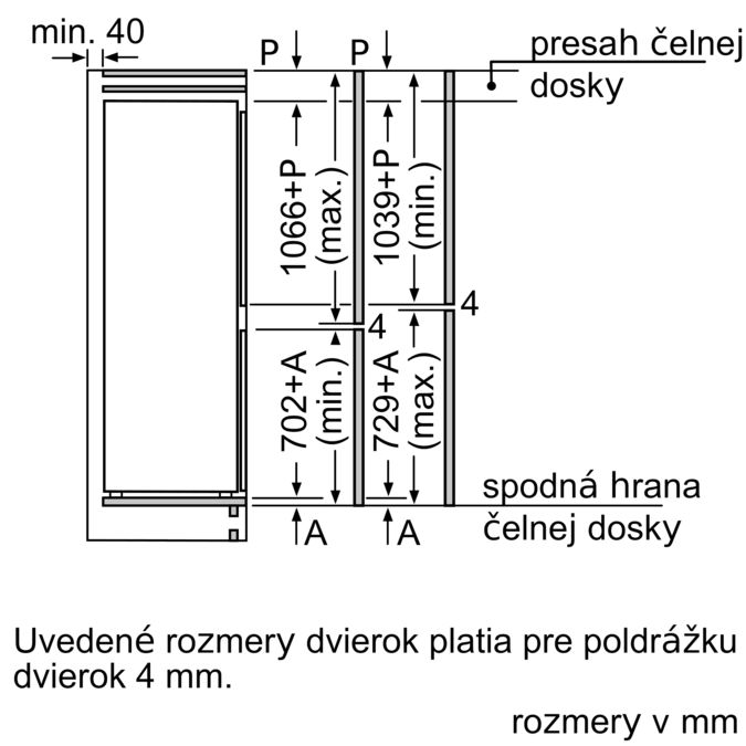 Serie | 6 Zabudovateľná chladnička s mrazničkou dole 177.2 x 55.8 cm KIS86AF30 KIS86AF30-9