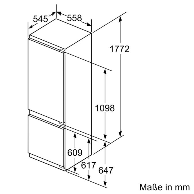 Serie 8 Einbau-Kühl-Gefrier-Kombination mit Gefrierbereich unten 177.2 x 55.8 cm Flachscharnier KIF87PFE0 KIF87PFE0-8