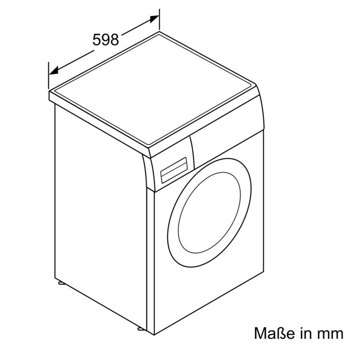 Serie 6 Waschmaschine, unterbaufähig - Frontlader 9 kg 1400 U/min. WUU28T91 WUU28T91-11