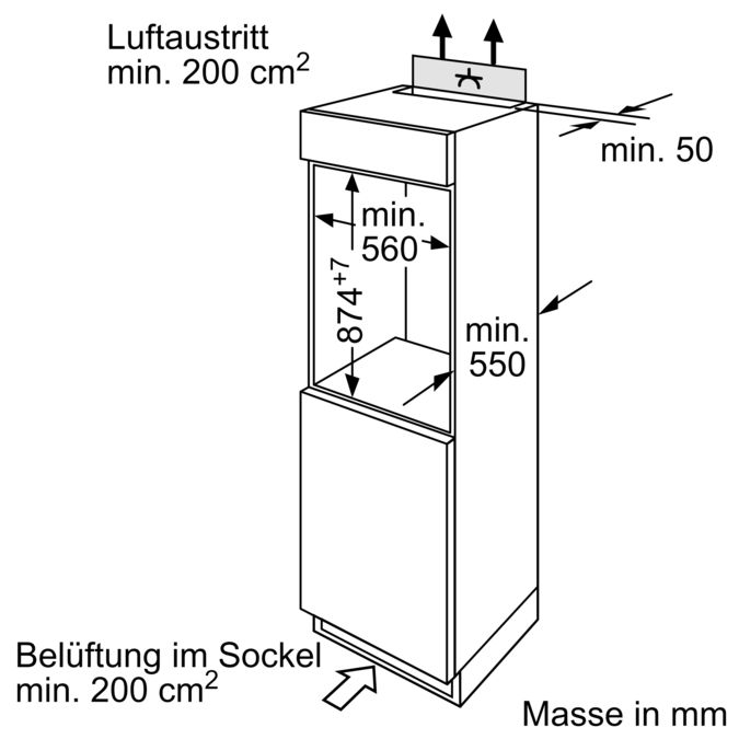 Kühlautomat Integrierbar Flachscharnier, Profi-Scharnier mit softClose KIL18A75 KIL18A75-5