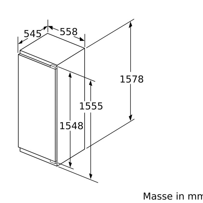 Serie | 6 Einbau-Kühlschrank mit Gefrierfach 158 x 56 cm KIL72AD40 KIL72AD40-5