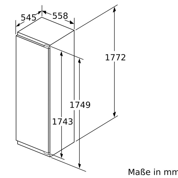 Serie | 6 Einbau-Kühlschrank mit Gefrierfach 177.5 x 56 cm KIL82AD40 KIL82AD40-3