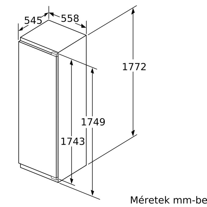 Serie | 6 Beépíthető hűtőkészülék 177.5 x 56 cm KIR81AD30 KIR81AD30-3