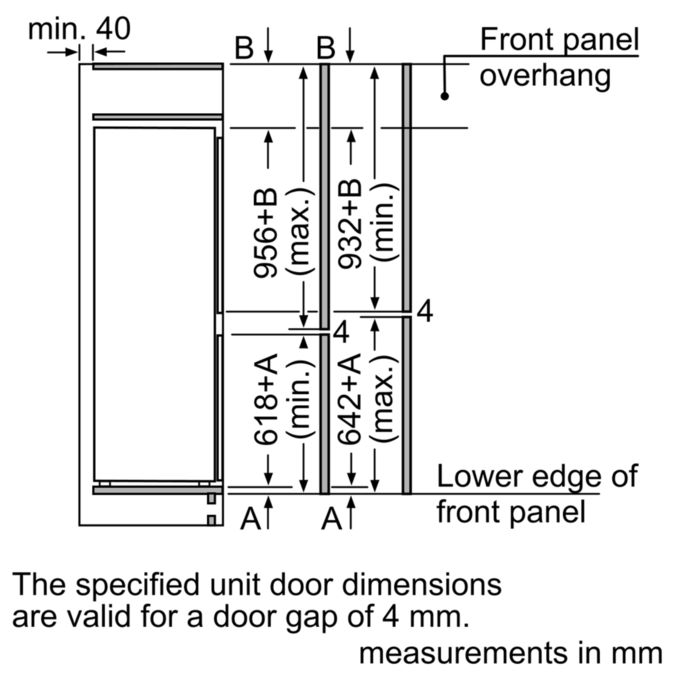 Serie | 6 Réfrigérateur-congélateur intégrable avec compartiment congélation en bas KIS77SD30Y KIS77SD30Y-2